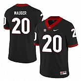 Georgia Bulldogs 20 Quincy Mauger Black Nike College Football Jersey Dzhi,baseball caps,new era cap wholesale,wholesale hats